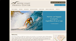 Desktop Screenshot of pacificcoastherniacenter.com